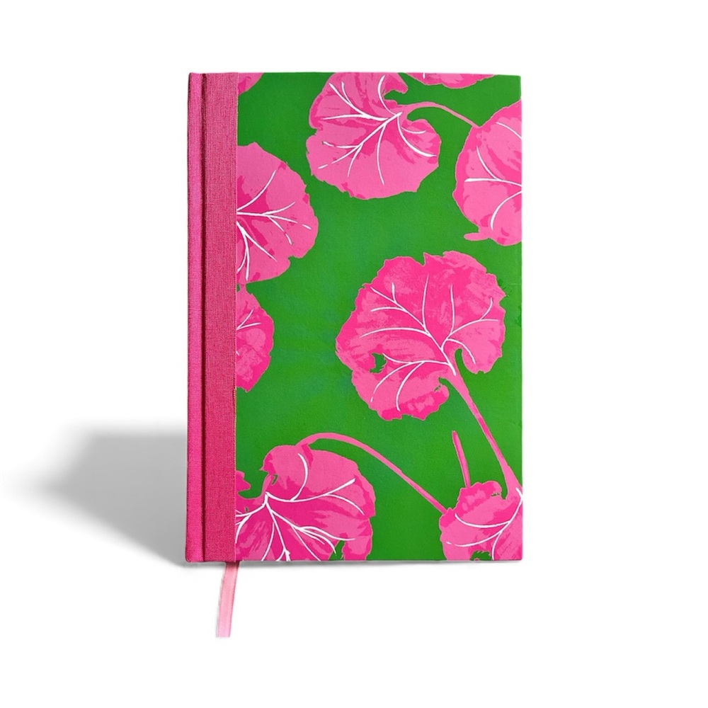 Diane von Furstenberg for Target Geranium Leaf Pink/Green Lined Journal